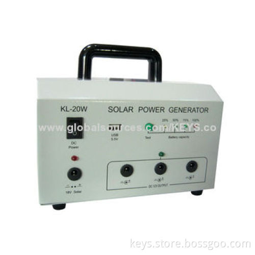 20W Solar Portable Power Off Grid System for Mobile phone, iPad, Outdoor Use